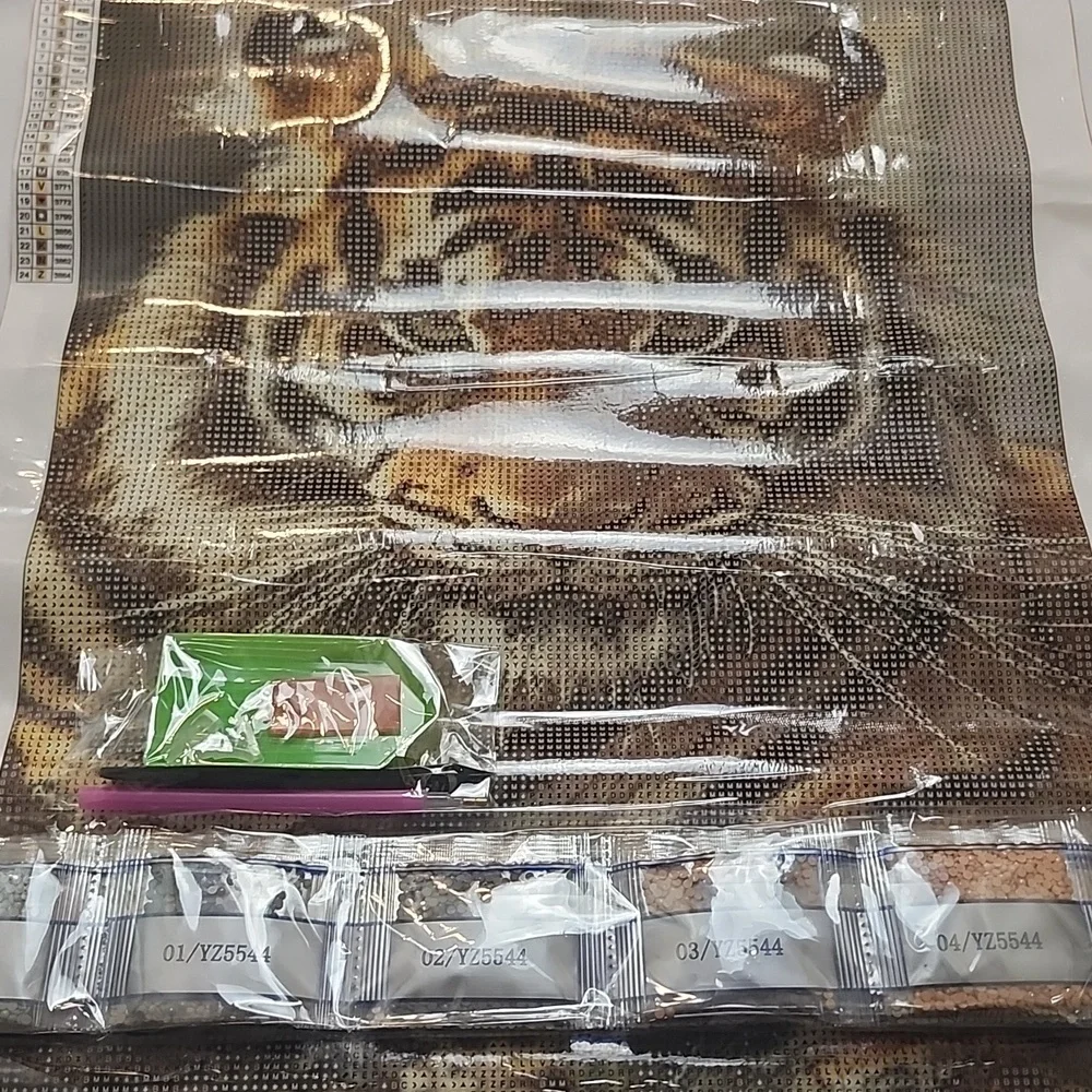 BN 2/$20 Tiger Diamond Art Kit - Picture 2 of 3